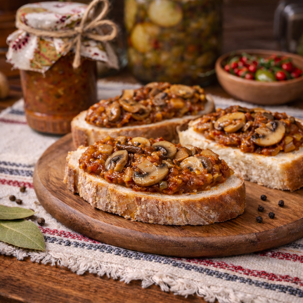 Zacusca de ciuperci 0.400GR